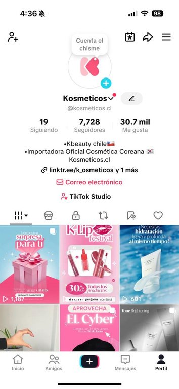 KOSMETICOS Instagram